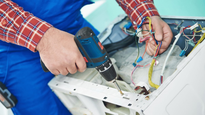 Bayraklı Şenocak Şenocak çamaşır makinesi kart tamiri – Su almama arızası orijinal parça ile giderildi. - Teknik servis örneği